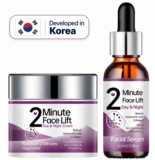 2Minute cream 70 g and serum 60 ml — Developed in Korea